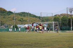 2025/05/05 総体中部地区 敗者復活1回戦（vs清流館）◯2-0 @島田工高G