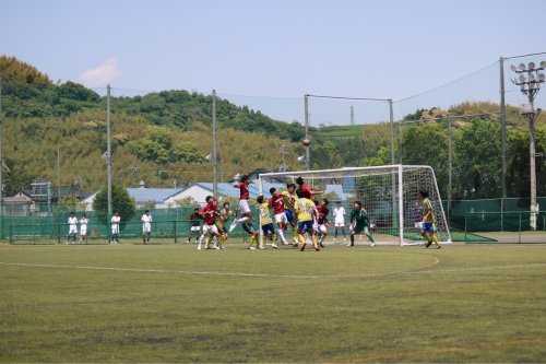 2025/05/05 総体中部地区 敗者復活1回戦（vs清流館）◯2-0 @島田工高G